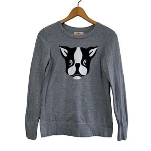 GH Bass Womens Sweater Sz S French Bulldog Frenchie Pullover